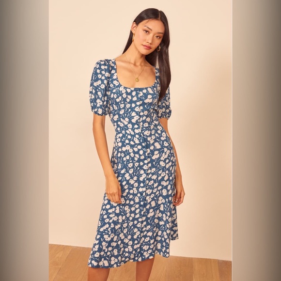 Reformation Beechwood Dress Tuli Size 6 NWT - Picture 5 of 9